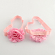 Cute Elastic Baby Headbands Hair Accessories with Cloth Flower for Babies OHAR-Q002-05H-1