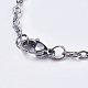 Iron Cable Chains Lariat Necklaces NJEW-JN01672-4