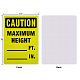UV Protected & Waterproof Aluminum Warning Signs AJEW-GL0001-05C-05-2