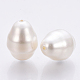 Spray Painted Shell Pearl Beads BSHE-Q031-10-3