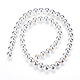 Chapelets de perles en hématite synthétique sans magnétique X-G-Q466-8mm-02-2