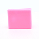 3D 祈りの天使の石鹸シリコンモールド  シリコーンキャンドル石鹸型用  ピンク  93x79x31mm  インナーサイズ：80x60mm DIY-WH0176-56-2
