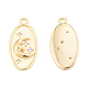 Латунные микропаве прозрачные подвески с фианитом KK-N231-382-1