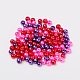 Pandahall alrededor de 400 Uds 4mmpearl perlas de vidrio cuentas redondas de colores mezclados para diy pulsera collar fabricación de joyas HY-PH0006-4mm-10-2