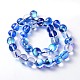 Dyed Synthetic Moonstone Round Beads Strands G-L376-12mm-B05-2