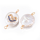 Conectores de eslabones de perlas naturales PEAR-E013-10-3