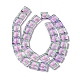 Chapelets de perles vernissées manuelles LAMP-K037-11H-2