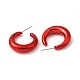 Ring Acrylic Stud Earrings EJEW-P251-34-3