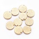 Ion Plating(IP) 304 Stainless Steel Charms STAS-E455-02G-15mm-2