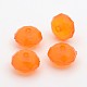 Faceted Rondelle Imitation Jelly Acrylic Beads JACR-P001-10mm-13E-1