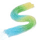 Transparent Glass Beads Strands X-GLAA-E036-07Y-1