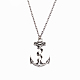 Zinc Alloy Anchor Jewelry Sets SJEW-BB16591-8
