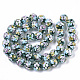 Chapelets de perles vernissées manuelles LAMP-T007-04F-2