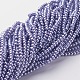 Chapelets de perles en verre nacré HY-3D-B49-3