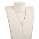 Brass Lariat Necklaces NJEW-JN02966-02-4