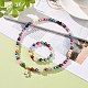Ensembles de bracelets et colliers à thème licorne pour enfants SJEW-JS01265-2
