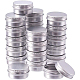 Boîtes de conserve rondes en aluminium benecreat CON-BC0004-83-1