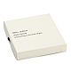 Boîte à bijoux carrée en papier cartonné CON-D014-02C-03-1