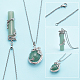 Набор для изготовления ожерелья с кулоном в виде дракона и каменной подвески DIY-SC0019-92-4