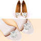 GORGECRAFT 2Pcs Rhinestone Shoe Clips Dainty Shiny Elegant Crystal Buckle Shoe Clip Jewelry Decoration Crystal Shoe Buckle With Crystal Rhinestone for Wedding Party Shoes Decoration DIY-WH0032-16P-5