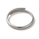 304 anillo liso de acero inoxidable RJEW-C068-14P-2