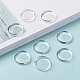 18MM Double-side Flat Round Transparent Glass Cabochons for Photo Craft Jewelry Making X-GGLA-S601-1-8