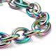 304 Stainless Steel Figaro Chain Bracelets BJEW-E271-05M-2