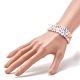 Set di braccialetti elasticizzati con perline acriliche opache per bambini BJEW-JB06589-10