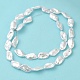 Fili di perle di plastica imitazione perla abs KY-F021-05-3