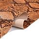 Tissu en cuir pu motif peau de serpent DIY-XCP0002-54A-2