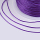 フラット弾性クリスタルストリング  弾性ビーズ糸  ストレッチブレスレット作り用  青紫色  0.5mm  約49.21ヤード（45m）/ロール EW-P002-0.5mm-A13-3