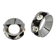 Brass Rhinestone Spacer Beads RB-A020-10mm-37P-1