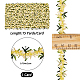 15 Yards Blumen-Polyester-Stickerei-Spitzenband OCOR-WH0070-77H-2