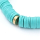 Handmade Polymer Clay Heishi Bead Stretch Bracelets BJEW-JB05095-04-3