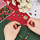 Ahadermaker bricolage perles rondes fabrication de bijoux kit de recherche pour noël DIY-GA0003-52-3