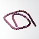 Chapelets de perles en hématite synthétique sans magnétique G-F300-59-04-2