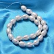 Grade B Natural Cultured Freshwater Pearl Beads Strands SPRB010Y-1-2