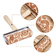 Wooden Christmas Embossing Pattern Roller DIY-WH0209-65-4