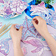 AHANDMAKER Mermaid Birthday Party Decoration Supplies Mermaid Happy Birthday Banner Little Mermaid Under the Sea Theme Party Decoration Craft Hang Tags with String for Party Favor Paper Tags HJEW-WH0042-86-3