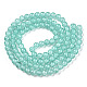Chapelets de perles en verre craquelé peint DGLA-Q023-8mm-YS19-A-2