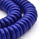 Synthetic Lapis Lazuli Beads Strands G-M169-12x4mm-07-1