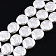 Fili di perle di plastica imitazione perla abs KY-N015-08-B01-1