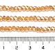 Perles en verre transparentes EGLA-A035-T3mm-B17-4
