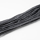 ブレンドされた編み糸  グレー  2mm  約47グラム/ロール  5のロール/バンドル  10のバンドル/袋 YCOR-R019-16-1