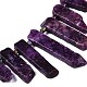 Natural Lepidolite/Purple Mica Stone Beads Strands G-N215-007-5