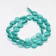 Teardrop Faceted Synthetic Quartz Bead Strands G-M258-22A-2