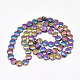 Electroplate Non-magnetic Synthetic Hematite Beads Strands G-T061-51E-2