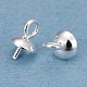 304 Stainless Steel Cup Pearl Peg Bails Pin Pendants STAS-H410-19S-D-4
