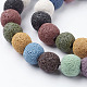 Natural Lava Round Beads Strands G541-13-3
