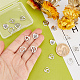DICOSMETIC 16Pcs 4 Style 304 Stainless Steel Charms STAS-DC0005-46-2